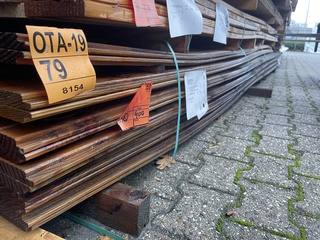 Ca. 68x Douglas wisselsponning, 18x190mm, lengte 400cm